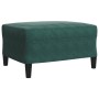 Set of sofas with 3 dark green velvet cushions by , Sofas - Ref: Foro24-3278503, Price: 600,14 €, Discount: %