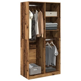 Aged wooden engineering cabinet 100x50x200 cm by , Wardrobes - Ref: Foro24-3307772, Price: 197,19 €, Discount: %