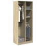 Engineered wood wardrobe in Sonoma oak, 80x50x200 cm. by , Wardrobes - Ref: Foro24-3307758, Price: 177,63 €, Discount: %