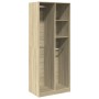 Engineered wood wardrobe in Sonoma oak, 80x50x200 cm. by , Wardrobes - Ref: Foro24-3307758, Price: 177,63 €, Discount: %