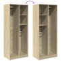 Engineered wood wardrobe in Sonoma oak, 80x50x200 cm. by , Wardrobes - Ref: Foro24-3307758, Price: 177,63 €, Discount: %