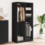 Armario de madera contrachapada negro 100x50x200 cm de , Armarios roperos - Ref: Foro24-3307766, Precio: 203,03 €, Descuento: %