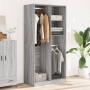 Grauer Sonoma-Schichtholzschrank 100x50x200 cm von , Kleiderschränke - Ref: Foro24-3307770, Preis: 202,99 €, Rabatt: %