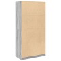 Grauer Sonoma-Schichtholzschrank 100x50x200 cm von , Kleiderschränke - Ref: Foro24-3307770, Preis: 202,99 €, Rabatt: %