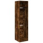 Armario de madera de ingeniería roble ahumado 50x50x200 cm de , Armarios roperos - Ref: Foro24-3307787, Precio: 133,46 €, Des...