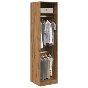 Armario de madera de ingeniería roble artesanal 50x50x200 cm de , Armarios roperos - Ref: Foro24-3307791, Precio: 132,99 €, D...