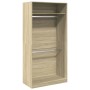 Plywood oak Sonoma color wardrobe 100x50x200 cm by , Wardrobes - Ref: Foro24-3307803, Price: 177,40 €, Discount: %