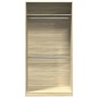 Plywood oak Sonoma color wardrobe 100x50x200 cm by , Wardrobes - Ref: Foro24-3307803, Price: 177,40 €, Discount: %