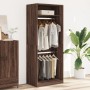 Engineered wood wardrobe in brown oak color, 80x50x200 cm by , Wardrobes - Ref: Foro24-3307798, Price: 170,80 €, Discount: %