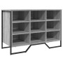 Zapatero de madera de ingeniería gris Sonoma 90x38x61,5 cm de , Zapateros y organizadores de calzado - Ref: Foro24-848647, Pr...