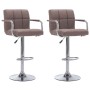 Kitchen stools, 2 units, fabric, taupe gray color. by , Kitchen stools - Ref: Foro24-283428, Price: 153,27 €, Discount: %