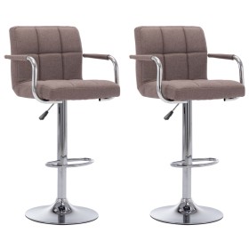 Kitchen stools, 2 units, fabric, taupe gray color. by , Kitchen stools - Ref: Foro24-283428, Price: 176,99 €, Discount: %