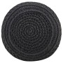 Handmade macramé pouf in anthracite gray cotton, 45x30 cm by , Ottomans - Ref: Foro24-324006, Price: 72,19 €, Discount: %