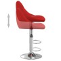 Kitchen stools 2 units synthetic leather red wine by , Kitchen stools - Ref: Foro24-335185, Price: 116,44 €, Discount: %