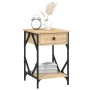 Mesita de noche madera contrachapada roble sonoma 40x42x60 cm de , Mesitas de noche - Ref: Foro24-826337, Precio: 48,67 €, De...