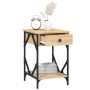 Mesita de noche madera contrachapada roble sonoma 40x42x60 cm de , Mesitas de noche - Ref: Foro24-826337, Precio: 48,67 €, De...