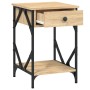 Mesita de noche madera contrachapada roble sonoma 40x42x60 cm de , Mesitas de noche - Ref: Foro24-826337, Precio: 48,67 €, De...