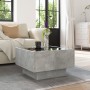 Center table and LED engineered wood in gray concrete 50x50x30cm by , Coffee table - Ref: Foro24-847507, Price: 108,34 €, Dis...