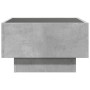 Mesa de centro y LED madera ingeniería gris hormigón 50x50x30cm de , Mesas de centro - Ref: Foro24-847507, Precio: 108,15 €, ...