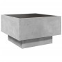 Center table and LED engineered wood in gray concrete 50x50x30cm by , Coffee table - Ref: Foro24-847507, Price: 108,34 €, Dis...