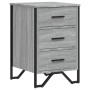 Mesita de noche madera de ingeniería gris Sonoma 40x41x60 cm de , Mesitas de noche - Ref: Foro24-848527, Precio: 73,74 €, Des...