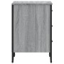 Mesita de noche madera de ingeniería gris Sonoma 40x41x60 cm de , Mesitas de noche - Ref: Foro24-848527, Precio: 73,74 €, Des...