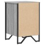 Mesita de noche madera de ingeniería gris Sonoma 40x41x60 cm de , Mesitas de noche - Ref: Foro24-848527, Precio: 73,74 €, Des...