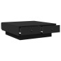 Black plywood coffee table 90x90x28 cm by , Coffee table - Ref: Foro24-848088, Price: 127,17 €, Discount: %