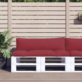 Cushions for pallets, 2 units, red wine fabric by , Cushions for chairs and sofas - Ref: Foro24-360931, Price: 55,99 €, Disco...