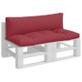 Cushions for pallets, 2 units, red wine fabric by , Cushions for chairs and sofas - Ref: Foro24-360931, Price: 57,73 €, Disco...