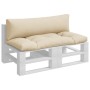 Palettenkissen, 2 Stück, beige Stoff von , Kissen für Stühle und Sofas - Ref: Foro24-360925, Preis: 61,99 €, Rabatt: %