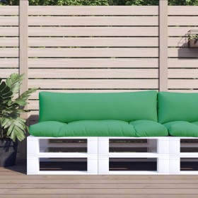 Cushions for pallets, 2 units, green fabric by , Cushions for chairs and sofas - Ref: Foro24-360927, Price: 55,99 €, Discount: %