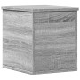 Caja de almacenaje madera ingeniería gris Sonoma 30x35x35 cm de , Baúles de almacenamiento - Ref: Foro24-840672, Precio: 42,8...