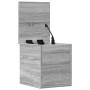 Wooden storage box in gray Sonoma engineering 30x35x35 cm by , Storage trunks - Ref: Foro24-840672, Price: 42,81 €, Discount: %