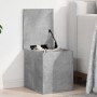 Engineered wood storage box in gray concrete, 30x35x35 cm by , Storage trunks - Ref: Foro24-840670, Price: 41,99 €, Discount: %