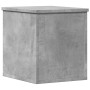 Aufbewahrungsbox aus grauem Beton-Ingenieurholz, 30x35x35 cm. von , Aufbewahrungskisten - Ref: Foro24-840670, Preis: 41,71 €,...