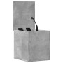 Engineered wood storage box in gray concrete, 30x35x35 cm by , Storage trunks - Ref: Foro24-840670, Price: 41,71 €, Discount: %