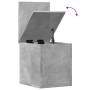 Engineered wood storage box in gray concrete, 30x35x35 cm by , Storage trunks - Ref: Foro24-840670, Price: 41,71 €, Discount: %