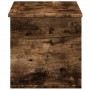 Smoked oak engineered wood storage box 90x35x35 cm by , Storage trunks - Ref: Foro24-840685, Price: 73,12 €, Discount: %