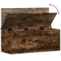 Smoked oak engineered wood storage box 90x35x35 cm by , Storage trunks - Ref: Foro24-840685, Price: 73,12 €, Discount: %