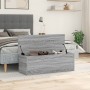 Storage box in gray Sonoma engineered wood 102x35x35 cm by , Storage trunks - Ref: Foro24-840693, Price: 80,90 €, Discount: %