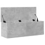 Storage box made of gray concrete engineered wood 102x35x35 cm by , Storage trunks - Ref: Foro24-840691, Price: 78,73 €, Disc...