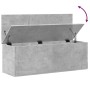 Aufbewahrungsbox aus grauem Beton-Ingenieurholz 102x35x35 cm. von , Aufbewahrungskisten - Ref: Foro24-840691, Preis: 78,73 €,...