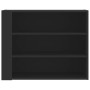 Engineered wood black wall cabinet 75x35x60 cm by , Shelves and shelves - Ref: Foro24-848417, Price: 63,85 €, Discount: %