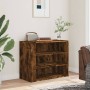 Engineered wood smoked oak wall cabinet 75x35x60 cm by , Shelves and shelves - Ref: Foro24-848420, Price: 62,12 €, Discount: %