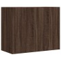 Armario de pared madera de ingeniería marrón roble 75x35x60 cm de , Estantes y estanterías - Ref: Foro24-848429, Precio: 89,9...