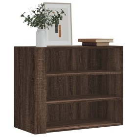 Engineered wood brown oak wall cabinet 75x35x60 cm by , Shelves and shelves - Ref: Foro24-848422, Price: 63,85 €, Discount: %