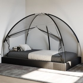 Mosquitera con puertas Mongolia 220 malla negra 200x120x130 cm de , Mosquiteras - Ref: Foro24-4010042, Precio: 23,99 €, Descu...