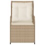 Garden reclining armchairs with beige cushions 2 units PE rattan by , Outdoor sofas - Ref: Foro24-368995, Price: 242,67 €, Di...