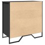 Zapatero de madera de ingeniería negro 80x38x78 cm de , Zapateros y organizadores de calzado - Ref: Foro24-848649, Precio: 97...